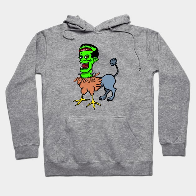 Frankenstein's best friend Hoodie by Where is Daniel's mind?